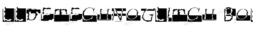 LLDEtechnoGlitch Bol字体转换